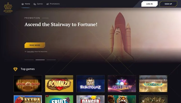 21 Casino — screenshot