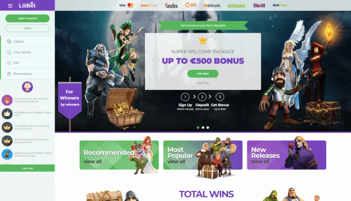 Lilibet Casino — screenshot