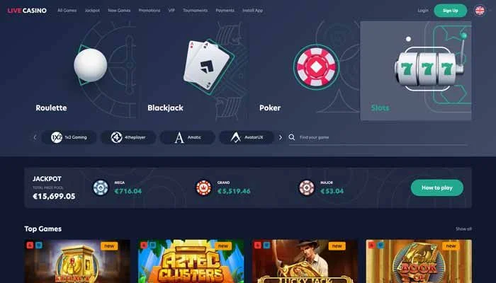 Live Casino — screenshot