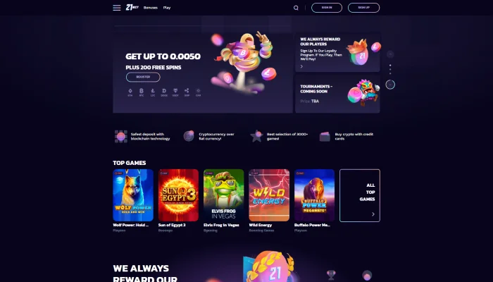 21bit Casino — screenshot