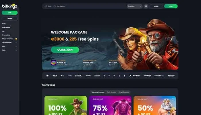 Bitkingz Casino — screenshot