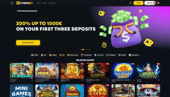 CasaBet Casino — screenshot