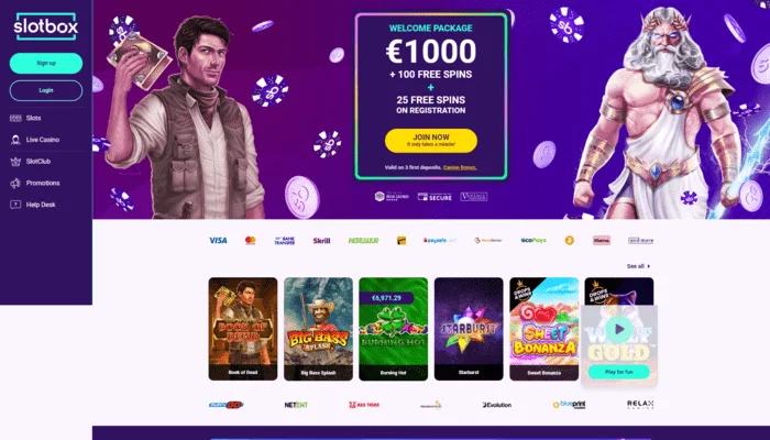 Slotbox Casino — screenshot
