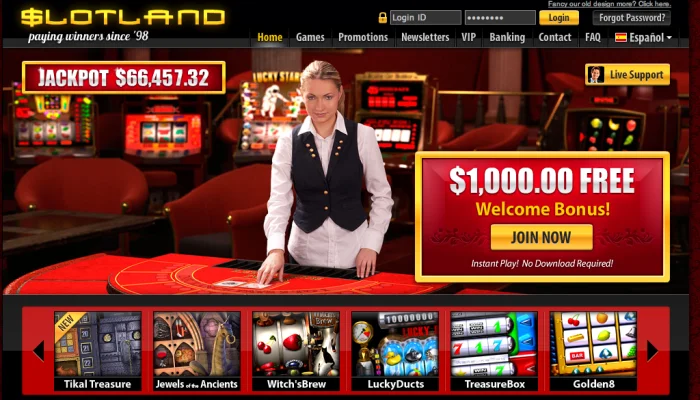 Slotland Casino — screenshot