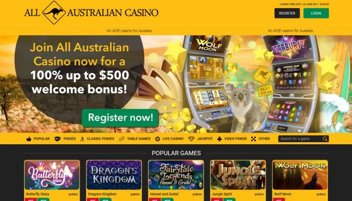 All Australian Casino — screenshot