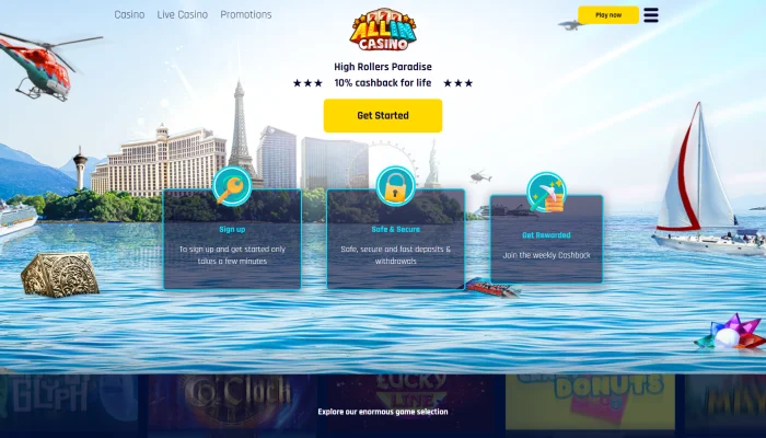 All In Casino — screenshot