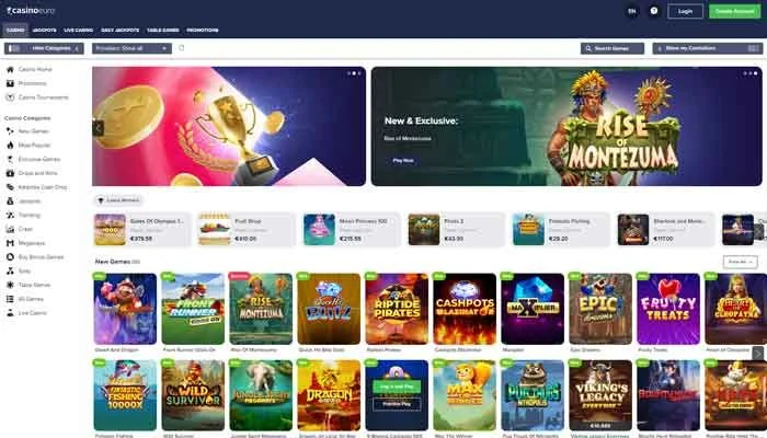 CasinoEuro — screenshot