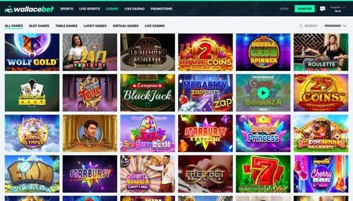 Wallacebet Casino — screenshot