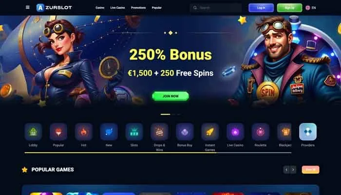 AzurSlot Casino — screenshot