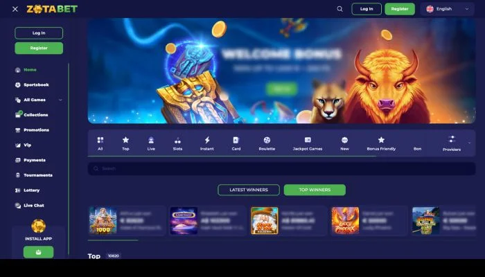 Zotabet Casino — screenshot