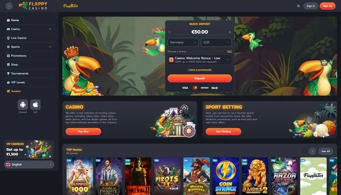 Flappy Casino — screenshot
