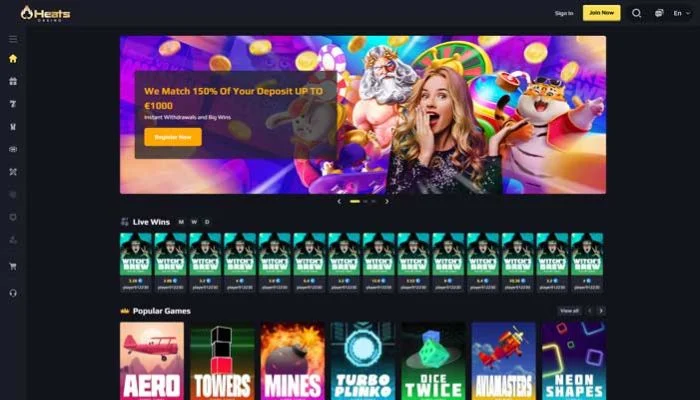 Heats Casino — screenshot