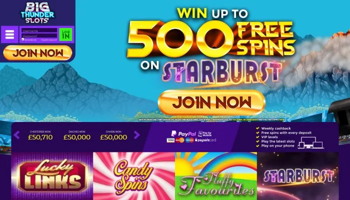 Big Thunder Slots Casino — screenshot