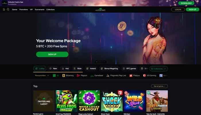 KatsuBet Casino — screenshot
