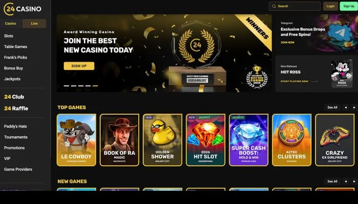 24Casino — screenshot