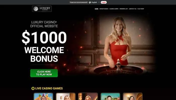 Luxury Casino — screenshot