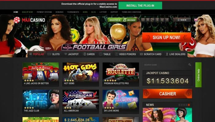 Max Casino — screenshot