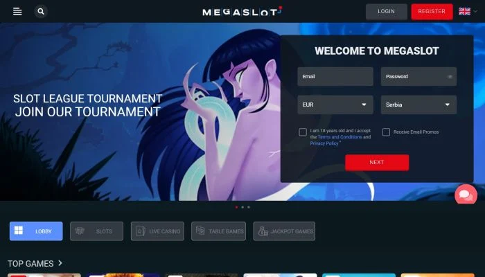 Megaslot Casino — screenshot