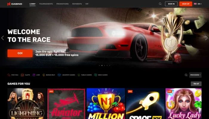 N1 Casino — screenshot
