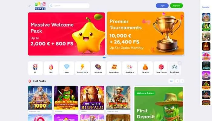 Plangames Casino — screenshot