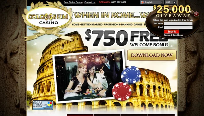Colosseum Casino — screenshot