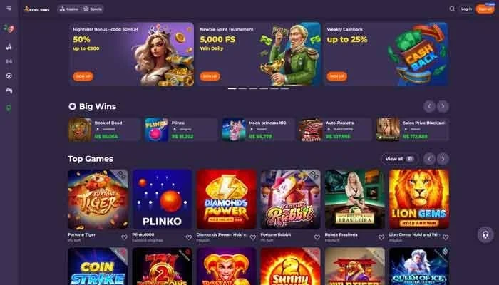 Coolzino Casino — screenshot
