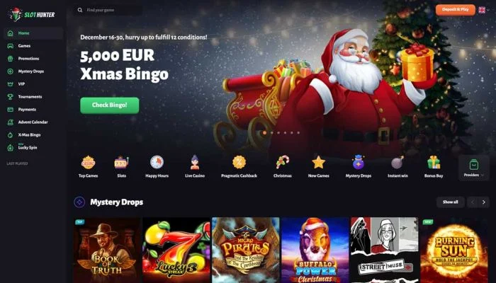 Slot Hunter Casino — screenshot
