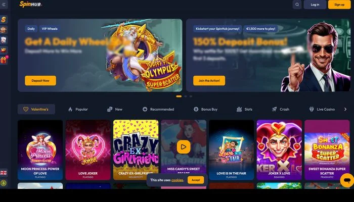 Spinhub Casino — screenshot