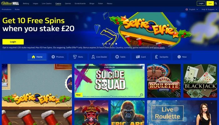 William Hill Casino — screenshot