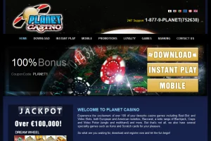Planet Casino — screenshot