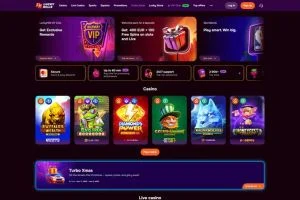 LuckyHills Casino — screenshot