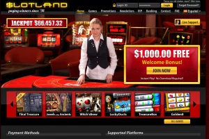 Slotland Casino — screenshot
