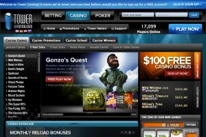 Tower Gaming Casino — screenshot