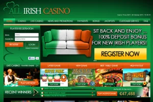 All Irish Casino — screenshot
