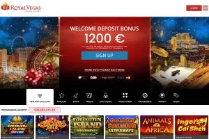 Royal Vegas Casino — screenshot