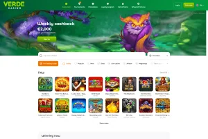 Verde Casino — screenshot