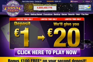 Zodiac Casino — screenshot
