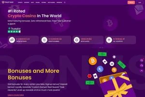 TrustDice Casino — screenshot