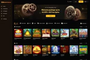 Bitcoin Games Casino — screenshot