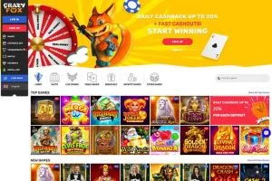 Crazy Fox Casino — screenshot