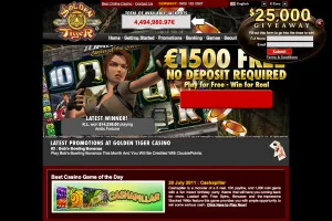 Golden Tiger Casino — screenshot