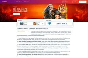 HitNSpin Casino — screenshot