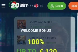 20bet Casino — screenshot