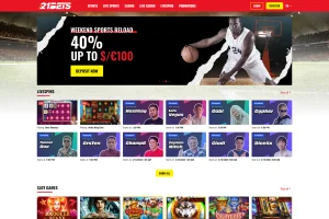 21 Bets Casino — screenshot