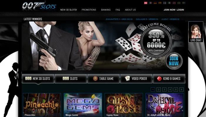 007 Slots Casino — screenshot