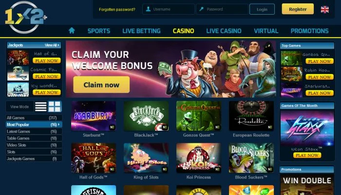 1x2Plus Casino — screenshot