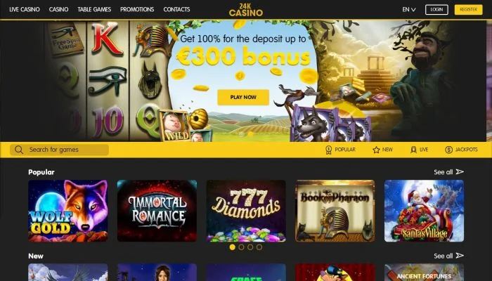 24kCasino — screenshot