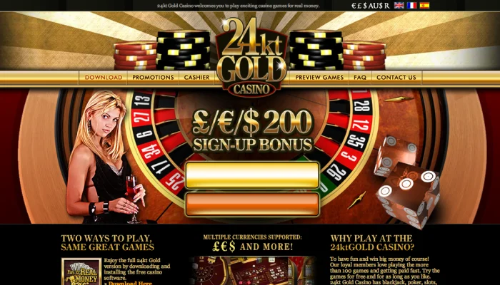 24kt Gold Casino — screenshot