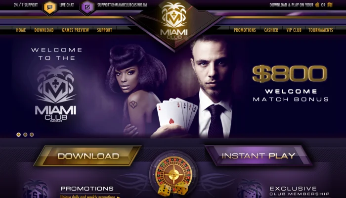 Miami Club Casino — screenshot