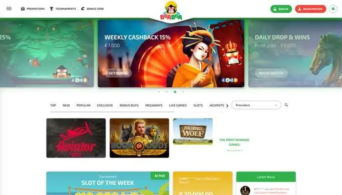 Boaboa Casino — screenshot